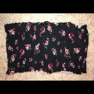 Black suit bathing suit top